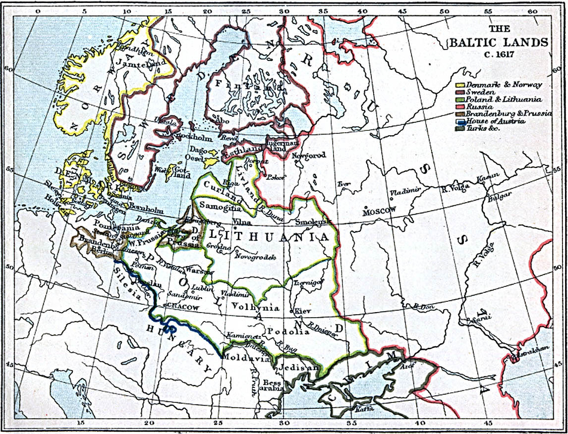 Baltic region, 1617 [7]