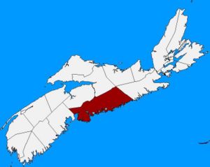 The Halifax Regional Municipality in relation to the province of Nova Scotia
