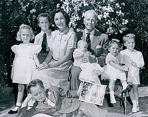 John Farrow family 1950.jpg