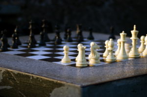 Chess set by David L. Kinney CC-by 2.0.jpg