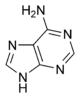 Adenine chemical structure.png