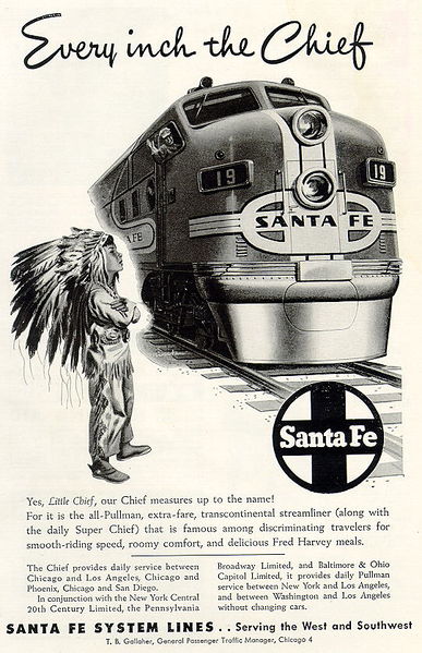 File:ATSF 1948 print ad Every inch the Chief.jpg