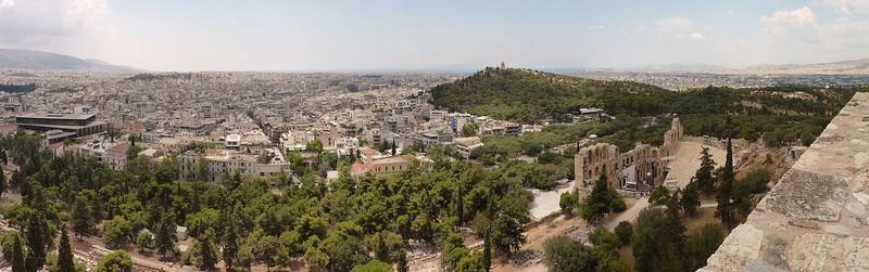 File:Athens from the Acropolis, 2013.jpg