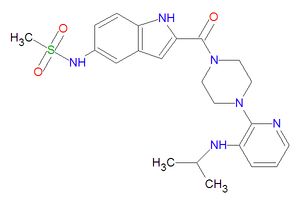 Delavirdine structure.jpg