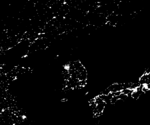Korean peninsula at night.gif